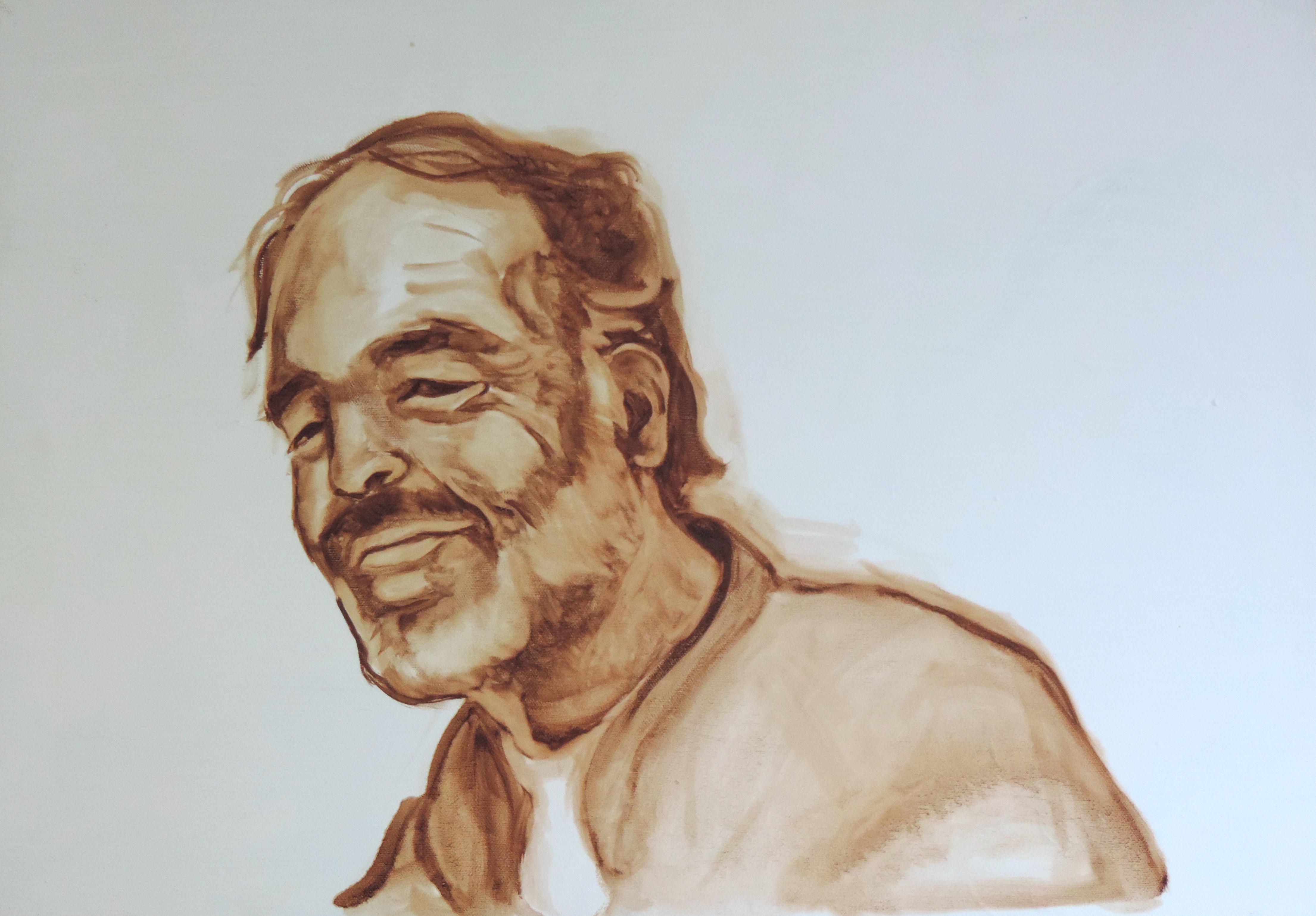 Study for Mike in the Courtyard