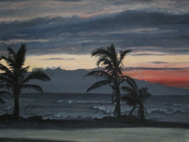 Sunset at Quatzacoalcos